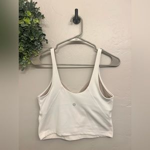 Lululemon White “Align Tank Top” Size 8